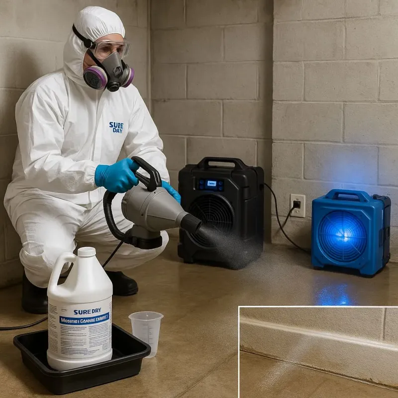 Sanitization and Odor Removal process in Gardere, LA